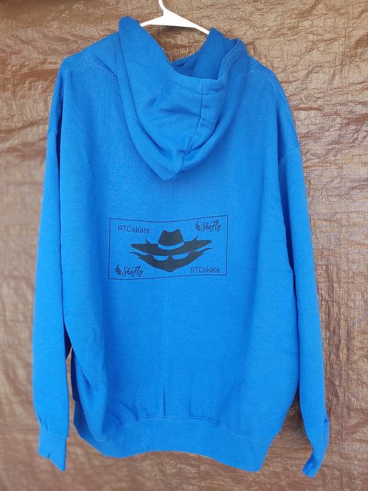 Blue Pullover Sweatshirt Hoodie Collabclothing