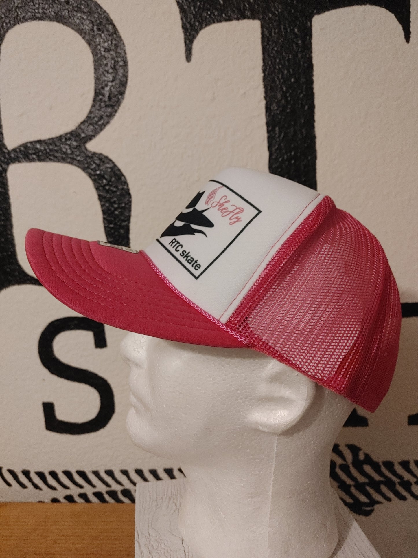 RTCskate / Shefly pink Trucker hat collabclothing